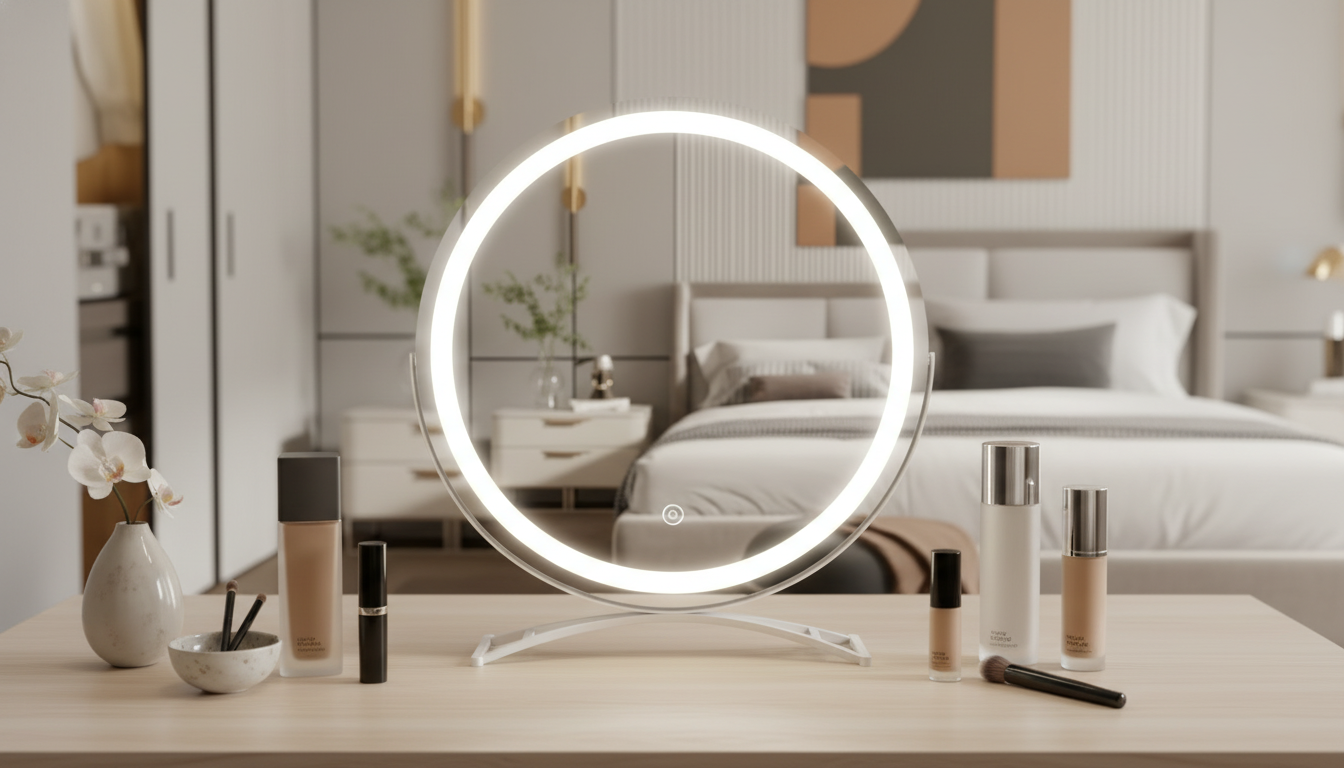 18-Inch Smart Touch Lighted Vanity Mirror Guide