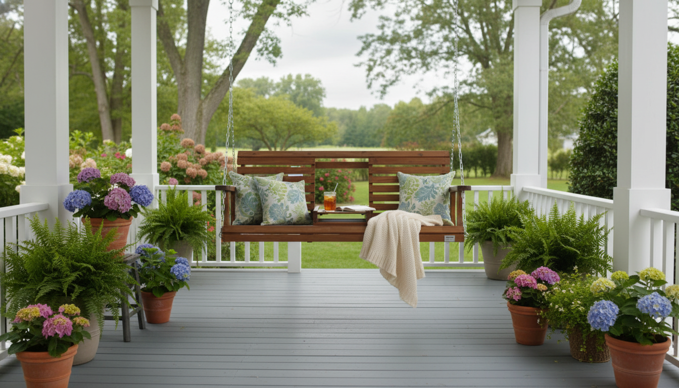 5ft Wooden Porch Swing with Chains: Comfort & Install Tips