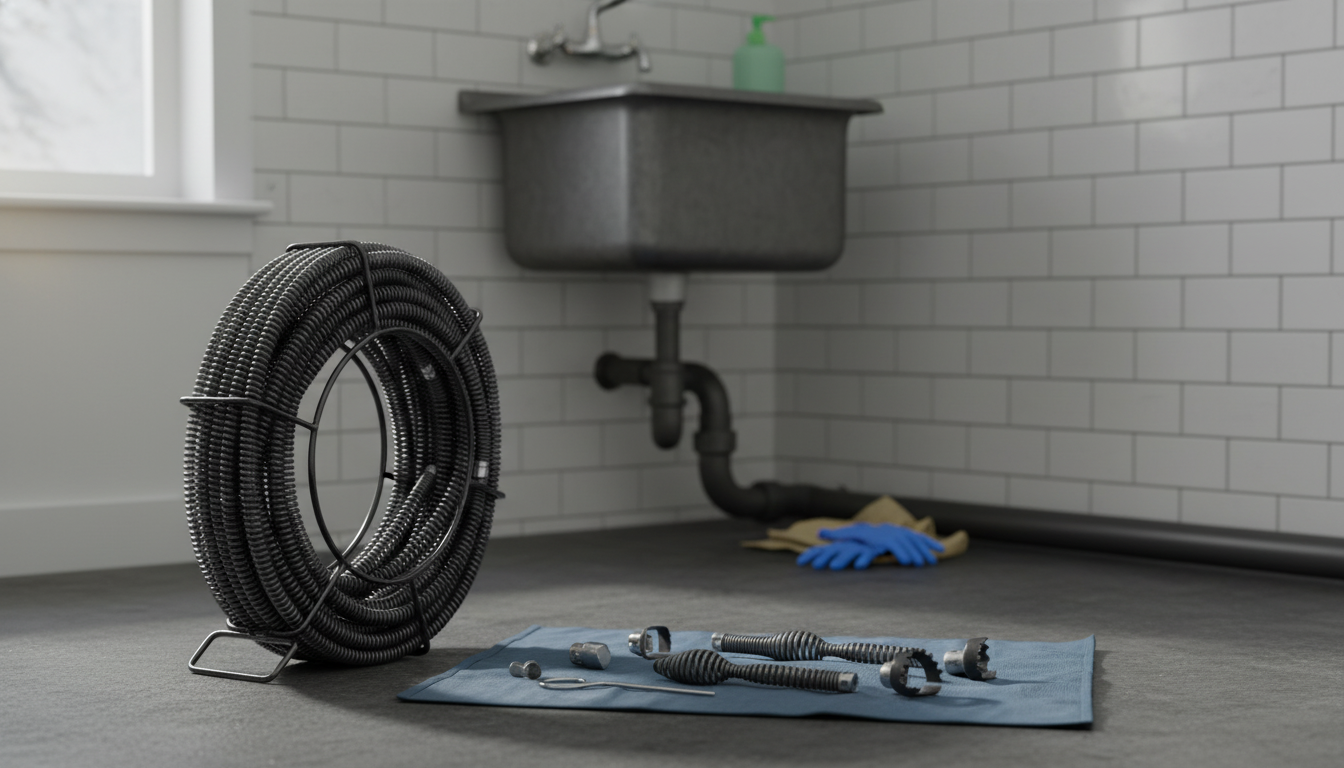 66ft Drain Cleaning Cable: Safe Setup & Clearing Tips