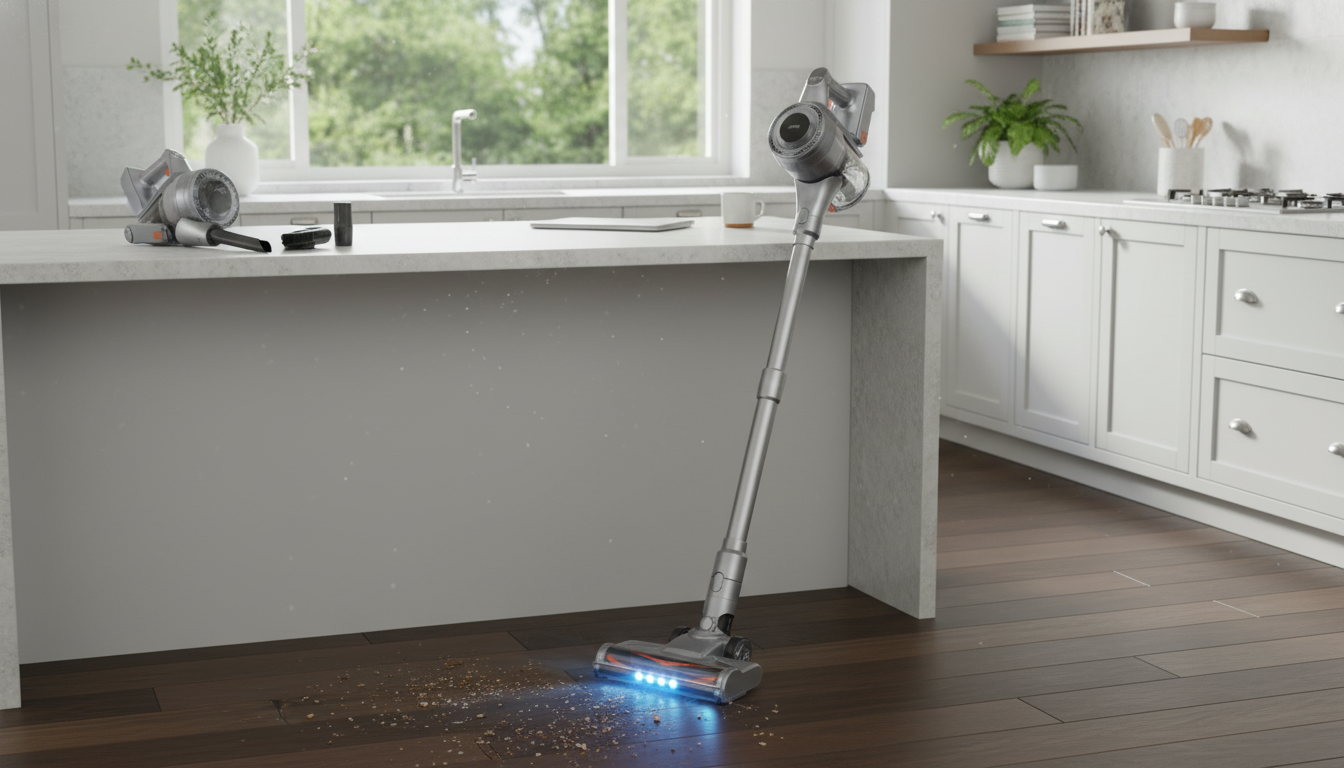 Cordless Handheld Vacuum with LED, 40-Min Runtime