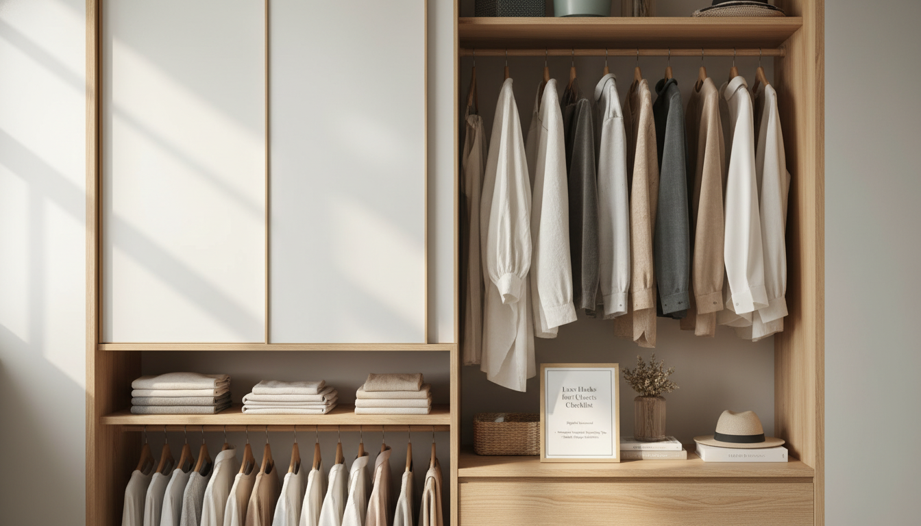 Luxe Small Closet Hacks: 20-Min Reset + Weekly Routine