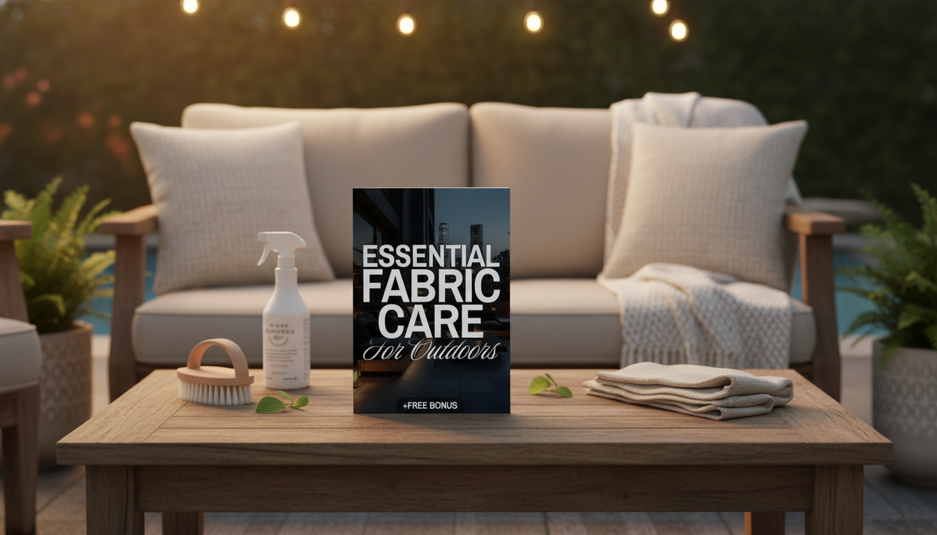 Outdoor Fabric Care: Clean, Prevent Mildew & Protect