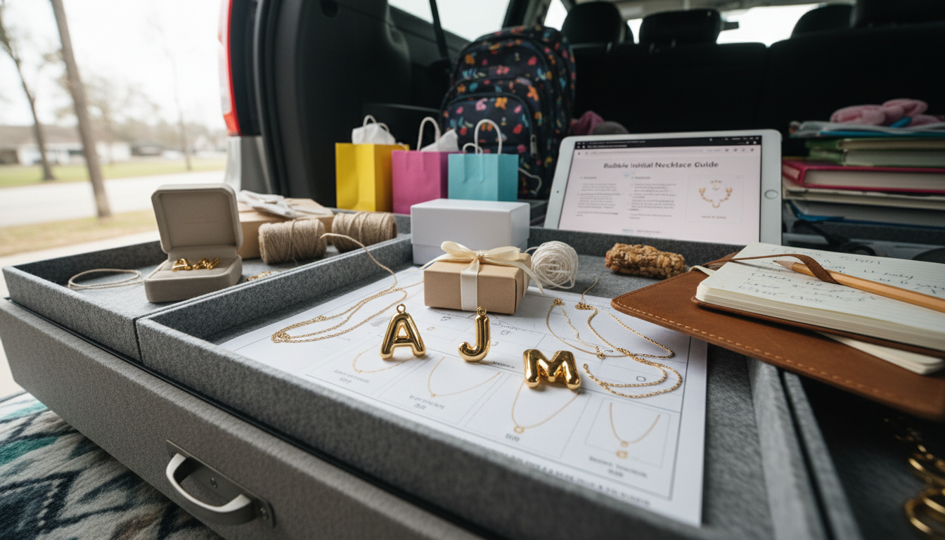Choosing the Best Letter for a Bubble Initial Necklace