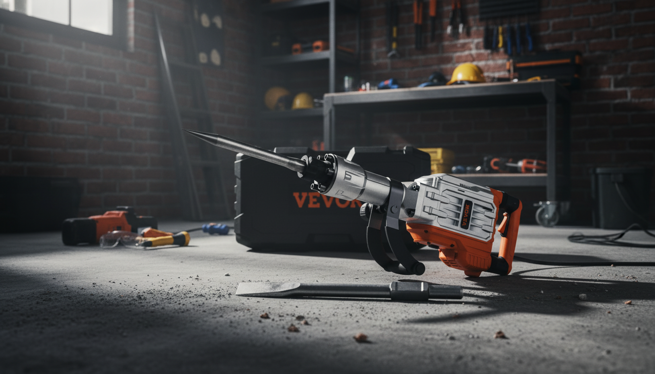 3500W Electric Jack Hammer: 1900 BPM Concrete Breaker