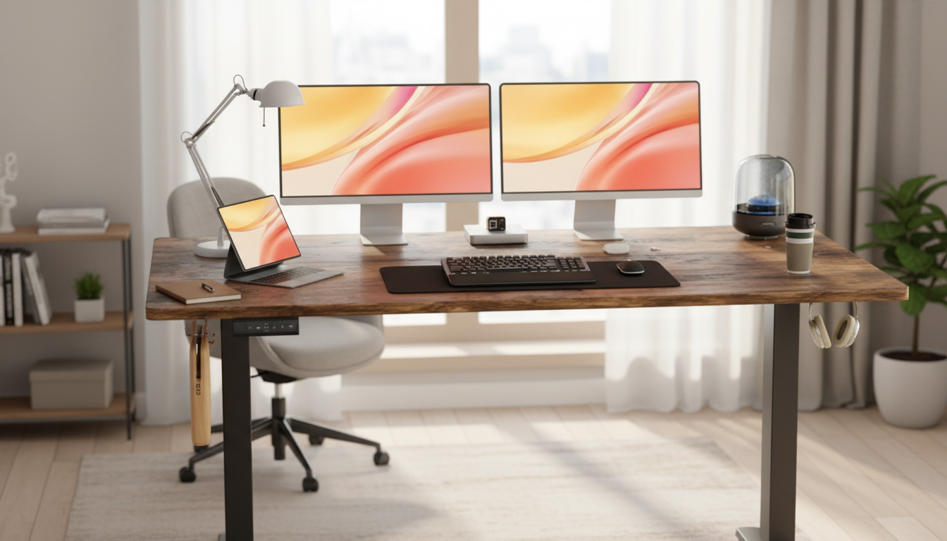 55×24 Electric Standing Desk: Ergonomic Setup & Fit