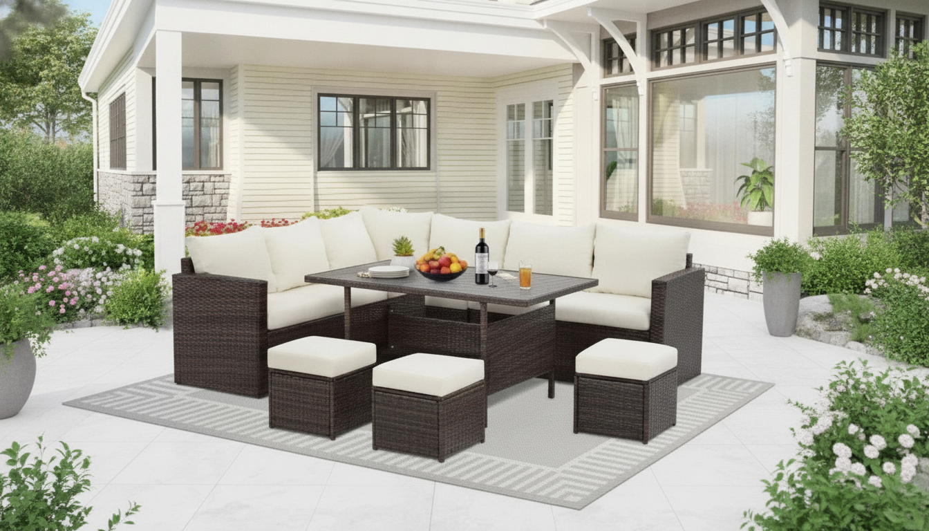 7-Piece All-Weather Wicker Patio Set: Buy, Arrange, Care