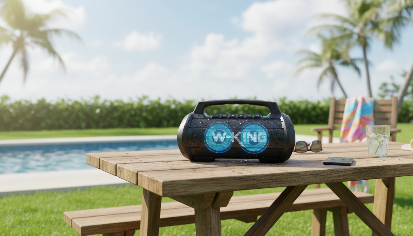 70W RMS Bluetooth Portable Speaker: Loud, Clean Sound