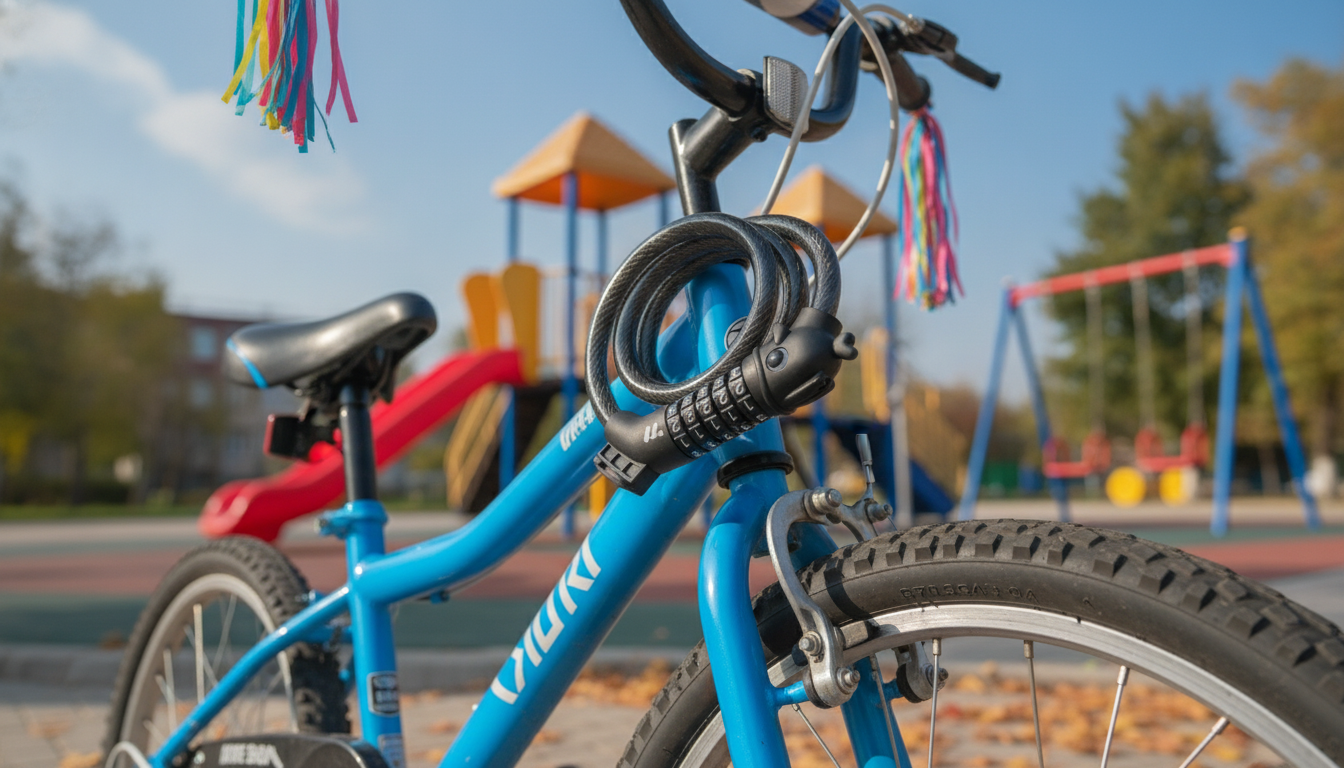 Kids’ 5-Digit Cartoon Cable Bike Lock: Easy, Key-Free