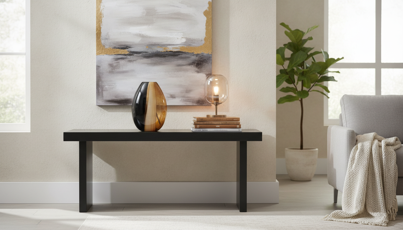 Light Luxury Living Room Vase: Modern Color-Matched Glass