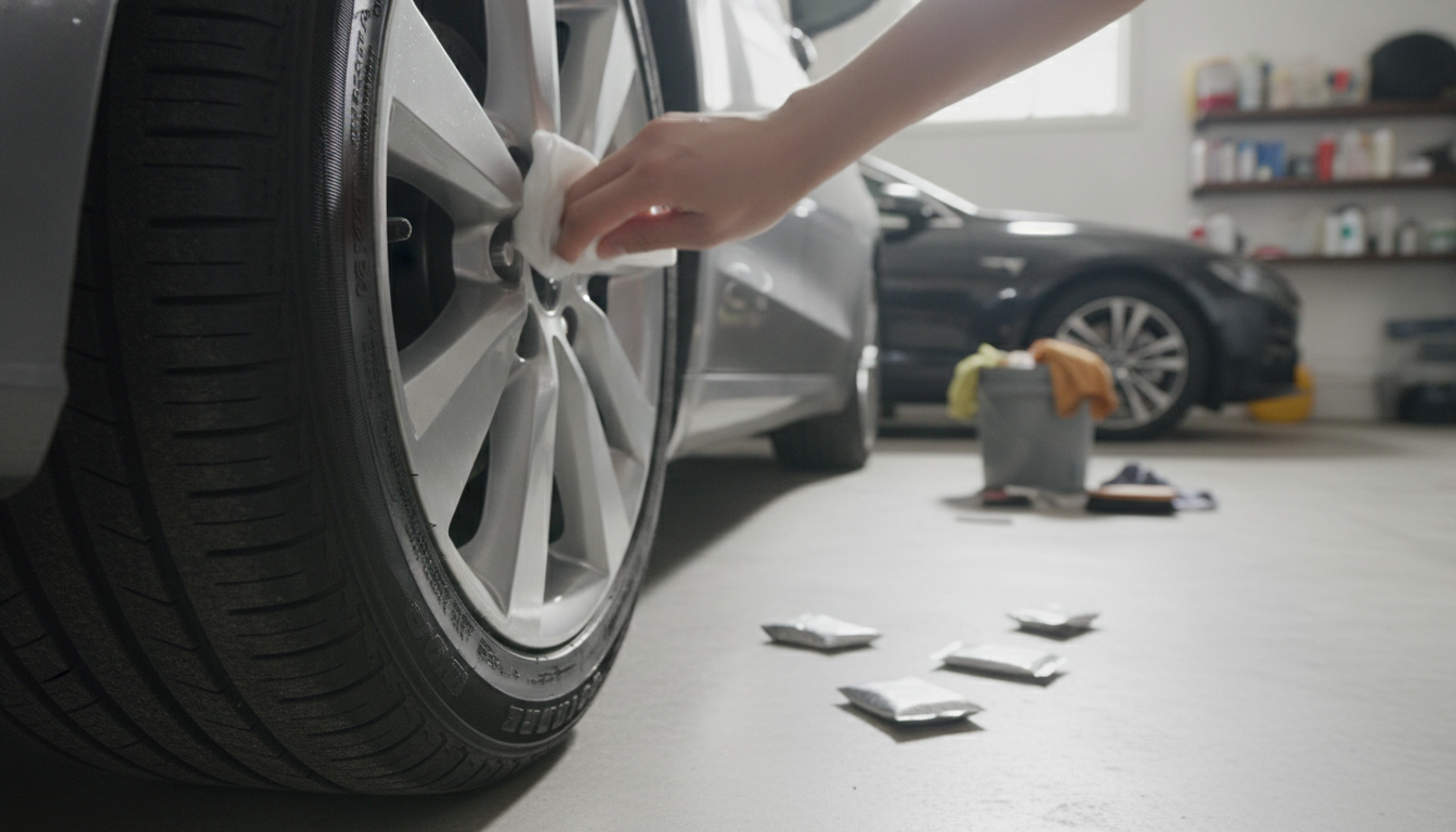 Wheel & Tire Cleaning Wipes: Fast No-Rinse Shine