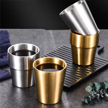 6oz Korean Double-Wall 304 Stainless Steel Mug Guide